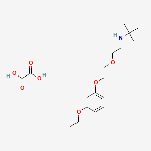 N-{2-[2-(3-ethoxyphenoxy)ethoxy]ethyl}-2-methyl-2-propanamine oxalate