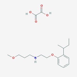 N-[2-(2-butan-2-ylphenoxy)ethyl]-3-methoxypropan-1-amine;oxalic acid