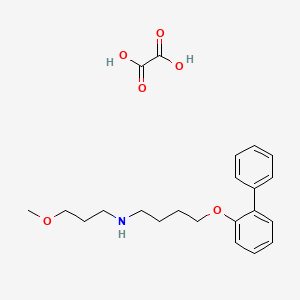 [4-(2-biphenylyloxy)butyl](3-methoxypropyl)amine oxalate