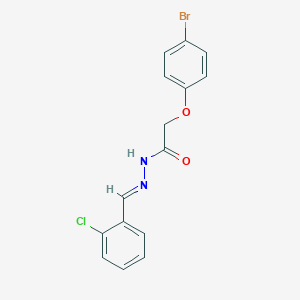 molecular formula C15H12BrClN2O2 B399993 2-(4-bromophenoxy)-N'-(2-chlorobenzylidene)acetohydrazide 