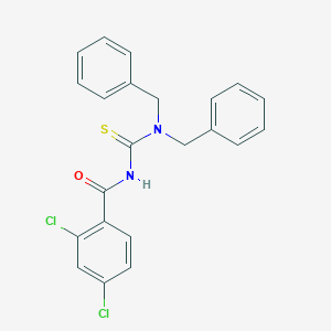 2,4-dichloro-N-(dibenzylcarbamothioyl)benzamide