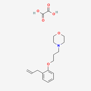 Oxalic acid;4-[3-(2-prop-2-enylphenoxy)propyl]morpholine