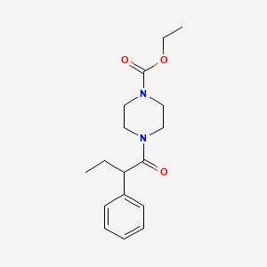 Ethyl 4-(2-phenylbutanoyl)piperazine-1-carboxylate