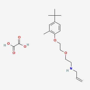 N-[2-[2-(4-tert-butyl-2-methylphenoxy)ethoxy]ethyl]prop-2-en-1-amine;oxalic acid