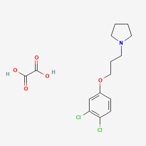 1-[3-(3,4-dichlorophenoxy)propyl]pyrrolidine oxalate