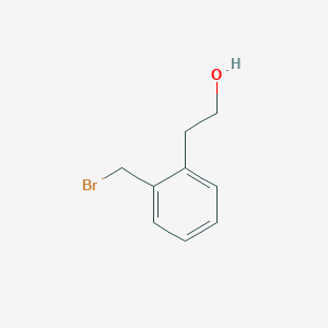 molecular formula C9H11BrO B040001 2-[2-(Bromomethyl)phenyl]ethanol CAS No. 122444-35-3