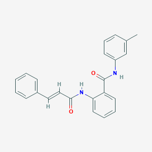 2-(cinnamoylamino)-N-(3-methylphenyl)benzamide