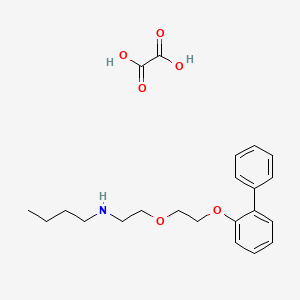 N-{2-[2-(2-biphenylyloxy)ethoxy]ethyl}-1-butanamine oxalate