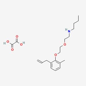 N-[2-[2-(2-methyl-6-prop-2-enylphenoxy)ethoxy]ethyl]butan-1-amine;oxalic acid