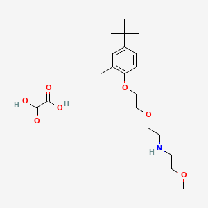 N-[2-[2-(4-tert-butyl-2-methylphenoxy)ethoxy]ethyl]-2-methoxyethanamine;oxalic acid