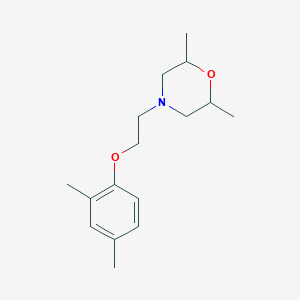 4-[2-(2,4-dimethylphenoxy)ethyl]-2,6-dimethylmorpholine