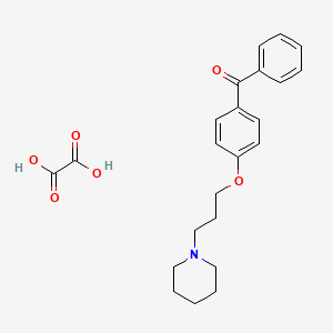 phenyl{4-[3-(1-piperidinyl)propoxy]phenyl}methanone oxalate