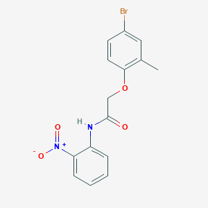 2-(4-bromo-2-methylphenoxy)-N-(2-nitrophenyl)acetamide