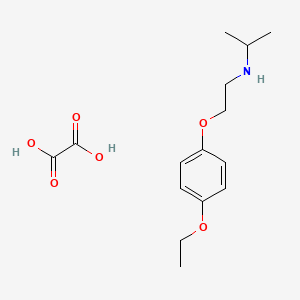 N-[2-(4-ethoxyphenoxy)ethyl]propan-2-amine;oxalic acid