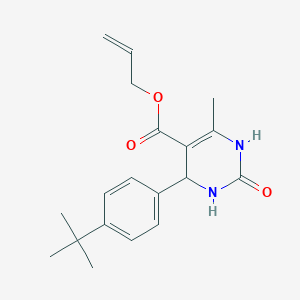 allyl 4-(4-tert-butylphenyl)-6-methyl-2-oxo-1,2,3,4-tetrahydro-5-pyrimidinecarboxylate