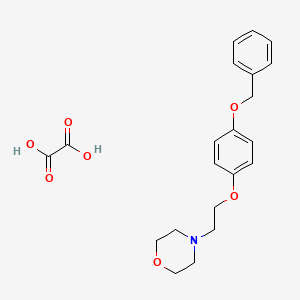 Oxalic acid;4-[2-(4-phenylmethoxyphenoxy)ethyl]morpholine