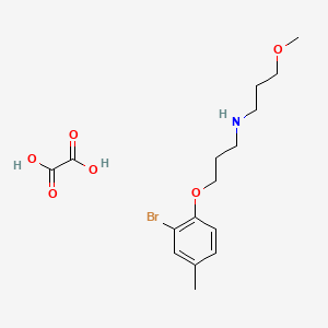 [3-(2-bromo-4-methylphenoxy)propyl](3-methoxypropyl)amine oxalate