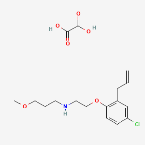 N-[2-(2-allyl-4-chlorophenoxy)ethyl]-3-methoxy-1-propanamine oxalate