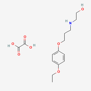 2-[3-(4-Ethoxyphenoxy)propylamino]ethanol;oxalic acid