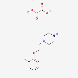 1-[2-(2-Methylphenoxy)ethyl]piperazine;oxalic acid