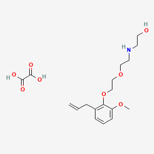 2-({2-[2-(2-allyl-6-methoxyphenoxy)ethoxy]ethyl}amino)ethanol ethanedioate (salt)