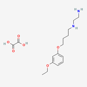 N'-[4-(3-ethoxyphenoxy)butyl]ethane-1,2-diamine;oxalic acid