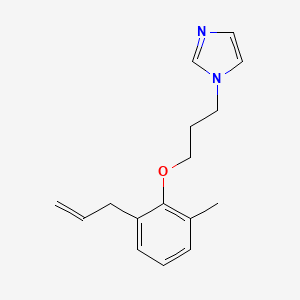 1-[3-(2-methyl-6-prop-2-enylphenoxy)propyl]imidazole