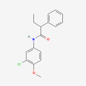 N-(3-chloro-4-methoxyphenyl)-2-phenylbutanamide