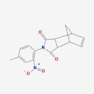 molecular formula C16H14N2O4 B400082 2-(4-methyl-2-nitrophenyl)-3a,4,7,7a-tetrahydro-1H-4,7-methanoisoindole-1,3(2H)-dione 