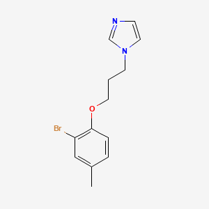 1-[3-(2-bromo-4-methylphenoxy)propyl]-1H-imidazole