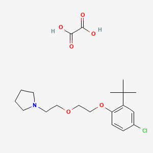 1-{2-[2-(2-tert-butyl-4-chlorophenoxy)ethoxy]ethyl}pyrrolidine oxalate