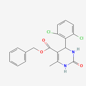 Benzyl 4-(2,6-dichlorophenyl)-6-methyl-2-oxo-1,2,3,4-tetrahydropyrimidine-5-carboxylate