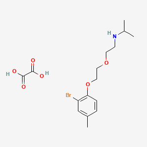 N-{2-[2-(2-bromo-4-methylphenoxy)ethoxy]ethyl}-2-propanamine oxalate