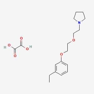 1-{2-[2-(3-ethylphenoxy)ethoxy]ethyl}pyrrolidine oxalate