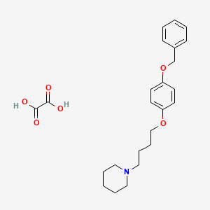 1-{4-[4-(benzyloxy)phenoxy]butyl}piperidine oxalate