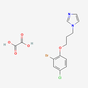 1-[3-(2-bromo-4-chlorophenoxy)propyl]-1H-imidazole oxalate