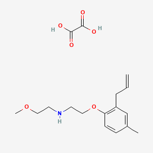 2-methoxy-N-[2-(4-methyl-2-prop-2-enylphenoxy)ethyl]ethanamine;oxalic acid