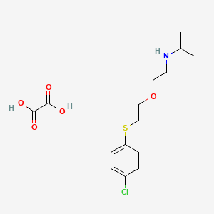 N-(2-{2-[(4-chlorophenyl)thio]ethoxy}ethyl)-2-propanamine oxalate