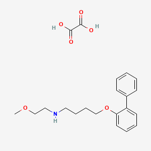 [4-(2-biphenylyloxy)butyl](2-methoxyethyl)amine oxalate