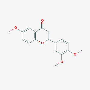 molecular formula C18H18O5 B4001271 6,3',4'-Trimethoxyflavanone 