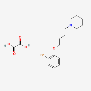 1-[4-(2-bromo-4-methylphenoxy)butyl]piperidine oxalate