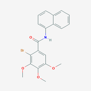 2-bromo-3,4,5-trimethoxy-N-1-naphthylbenzamide