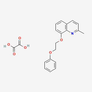 2-Methyl-8-(2-phenoxyethoxy)quinoline;oxalic acid