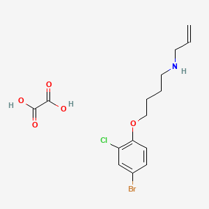 N-[4-(4-bromo-2-chlorophenoxy)butyl]-2-propen-1-amine oxalate