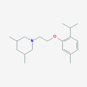 3,5-Dimethyl-1-{2-[5-methyl-2-(propan-2-YL)phenoxy]ethyl}piperidine