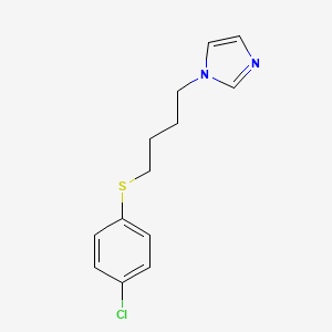 1-[4-(4-Chlorophenyl)sulfanylbutyl]imidazole