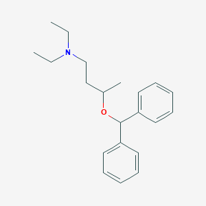 3-(diphenylmethoxy)-N,N-diethylbutan-1-amine