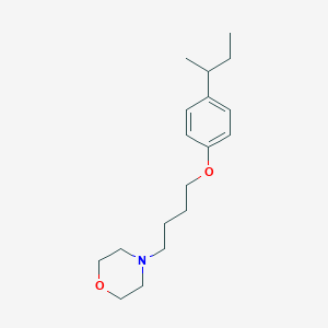 4-[4-(4-sec-butylphenoxy)butyl]morpholine