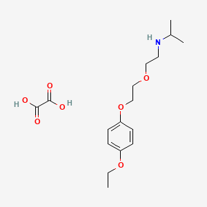 N-[2-[2-(4-ethoxyphenoxy)ethoxy]ethyl]propan-2-amine;oxalic acid