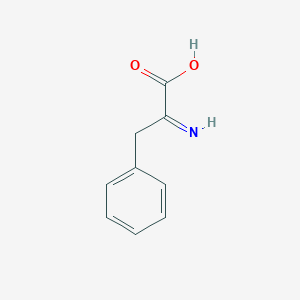 molecular formula C9H9NO2 B040016 2-Imino-3-phenylpropanoic acid CAS No. 118221-38-8